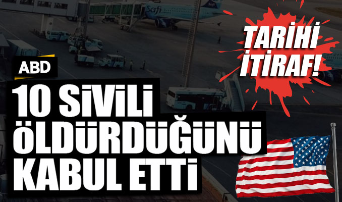 ABD, 10 sivili öldürdüğünü kabul etti