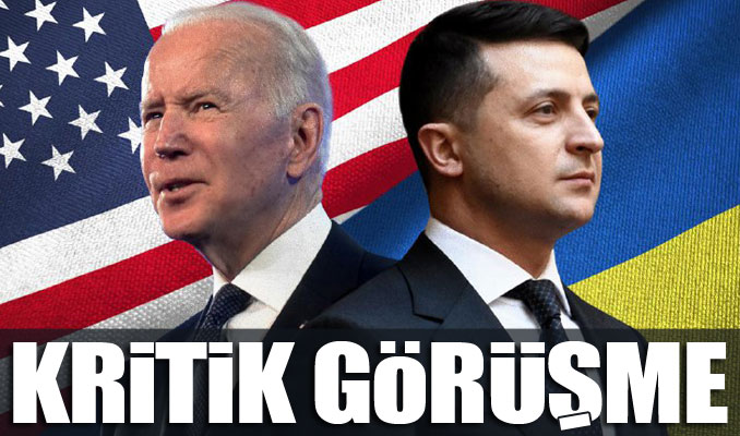 ABD Başkanı Biden Ukrayna Devlet Başkanı Zelenskiy ile görüştü