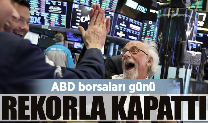ABD borsaları günü rekorla kapattı