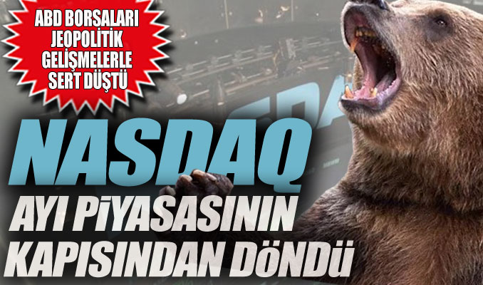 ABD borsaları günü sert düşüşle kapadı