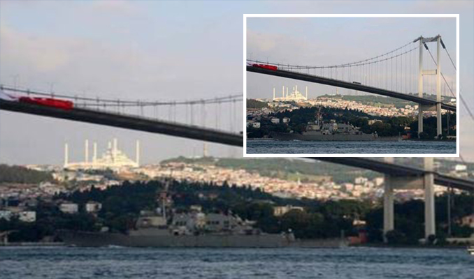 ABD savaş gemisi tatbikat için Karadeniz
