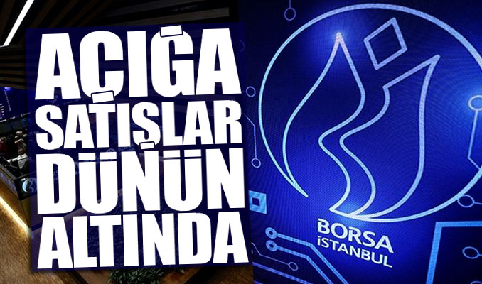 Açığa satışlar dünün altında