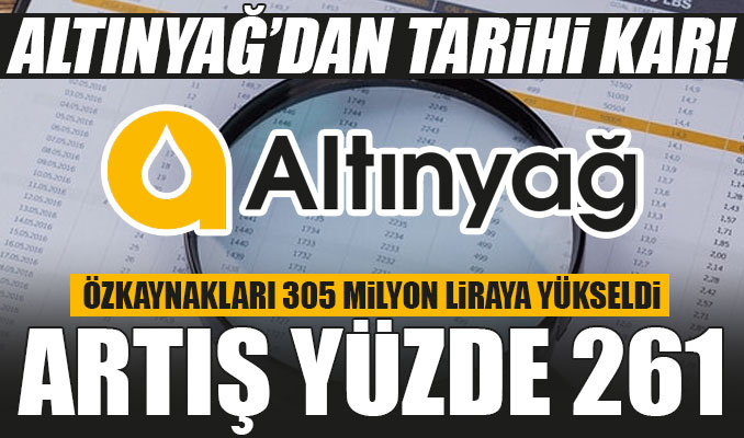 Altınyağ’dan tarihi kar