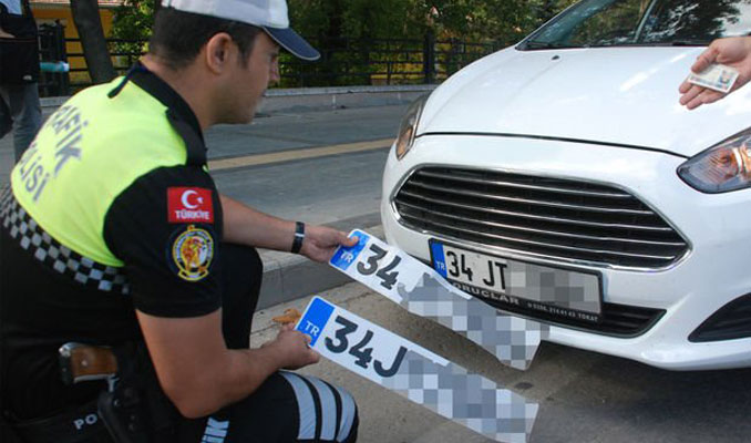 Araç sahipleri dikkat! Plakanız kopyalanmış olabilir