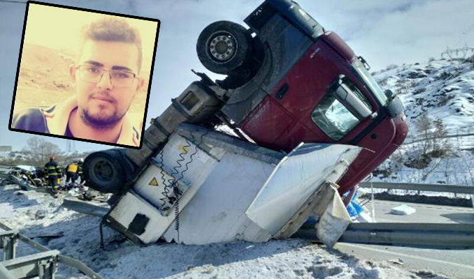 Askere giderken trafik canavarına yakalandı