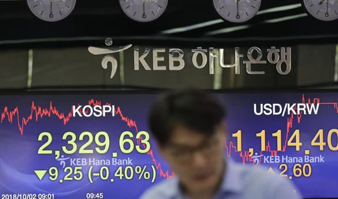Asya borsaları yeni haftada karışık seyirde