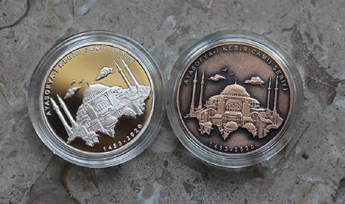 Ayasofya hatıra paraları online satışa çıkıyor