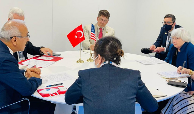 Bakan Elvan, Yellen ile görüştü