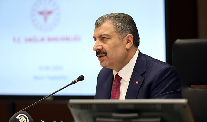 Bakan Koca: Bugün 1587 yeni vaka tespit edildi