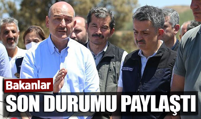 Bakanlar, son durumu paylaştı
