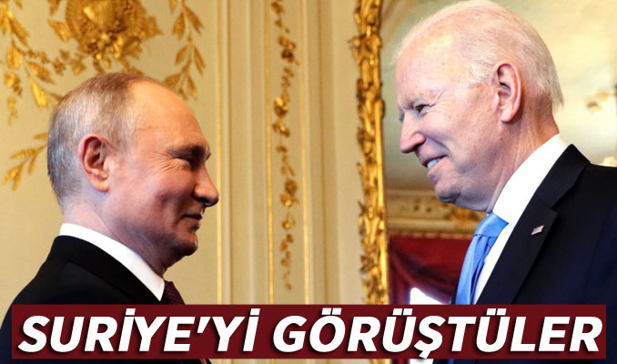 Biden ve Putin, Suriye