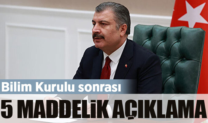 Bilim Kurulu sona erdi: Bakan Koca