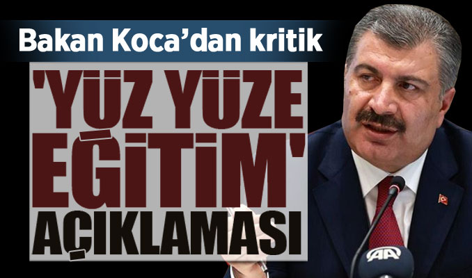 Bilim Kurulu sonrası Koca