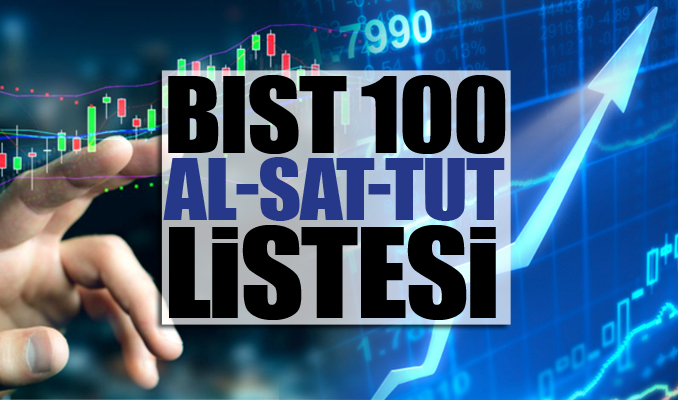 BIST 100 al-sat-tut listesi