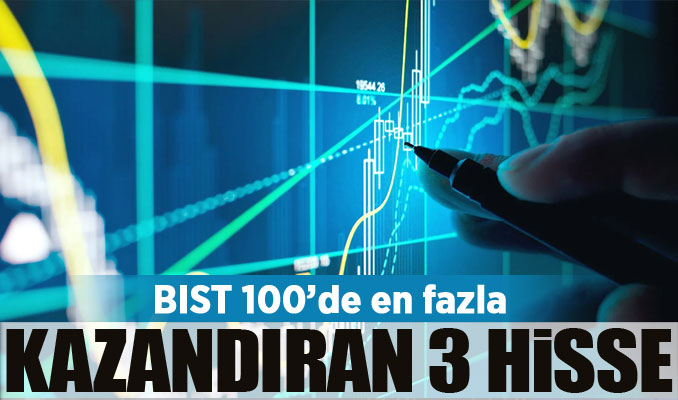 BIST 100’de en fazla kazandıran 3 hisse