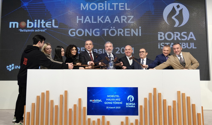 Borsa İstanbul’da gong Mobiltel için çaldı