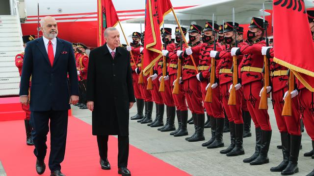 Cumhurbaşkanı Erdoğan Arnavutluk