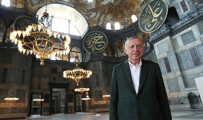 Cumhurbaşkanı Erdoğan Ayasofya