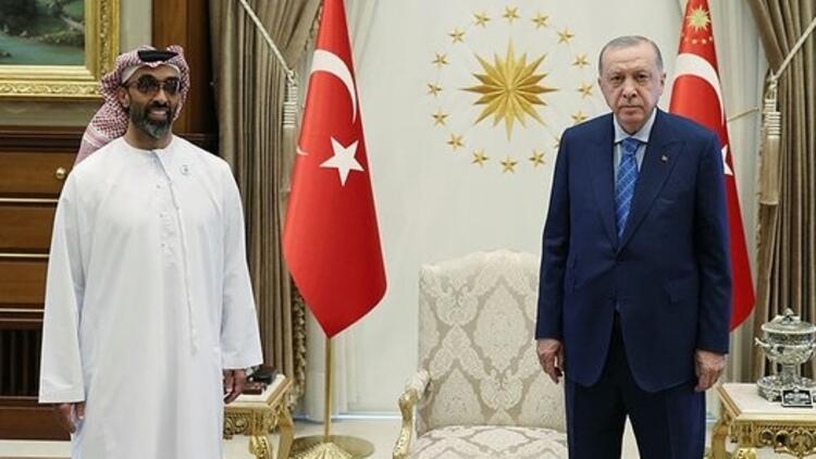 Cumhurbaşkanı Erdoğan, BAE Veliaht Prensi Nahyan ile görüştü