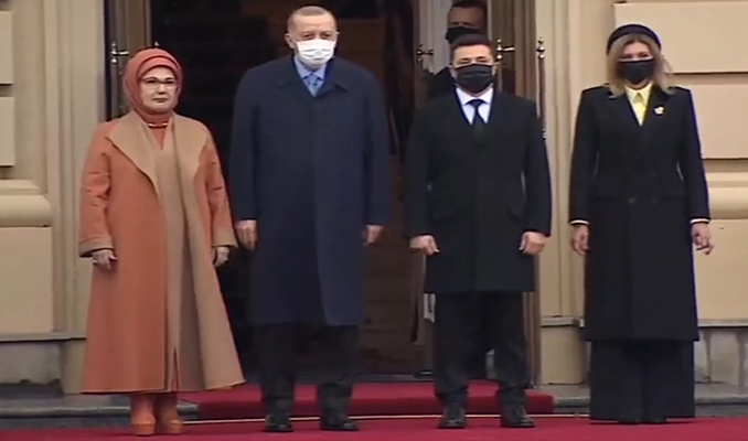 Cumhurbaşkanı Erdoğan Marinskiy Sarayı