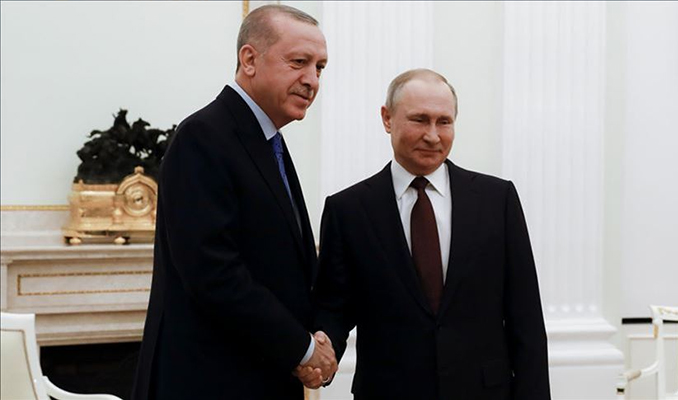Cumhurbaşkanı Erdoğan, Putin ile görüştü