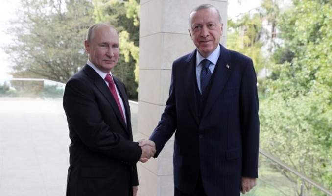 Cumhurbaşkanı Erdoğan, Putin ile görüştü