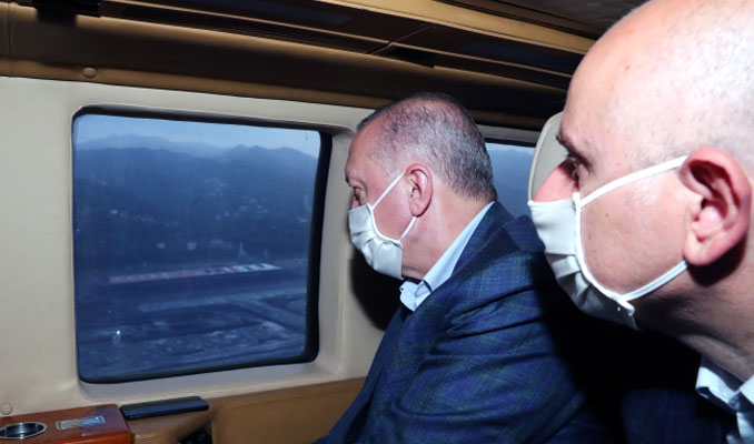 Cumhurbaşkanı Erdoğan, Rize-Artvin Havalimanı