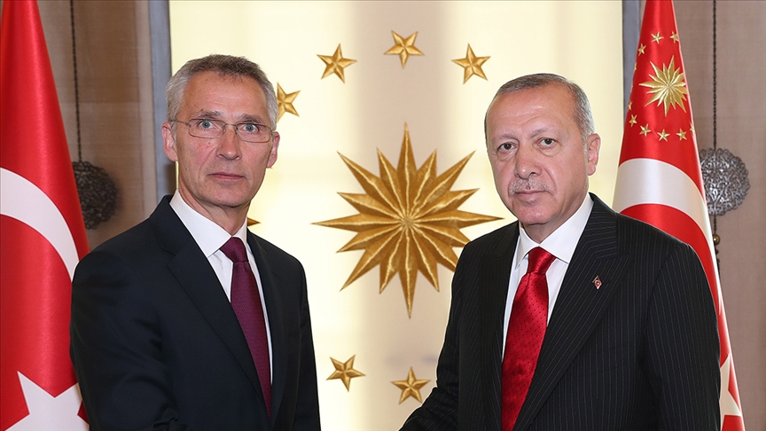 Cumhurbaşkanı Erdoğan Stoltenberg ile görüştü: Tansiyonu düşürelim