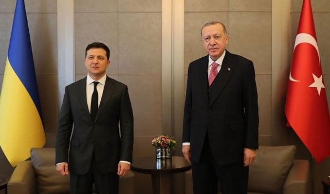 Cumhurbaşkanı Erdoğan Zelenski ile görüştü