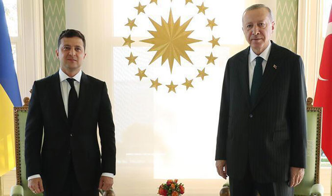 Cumhurbaşkanı Erdoğan, Zelenski ile görüştü