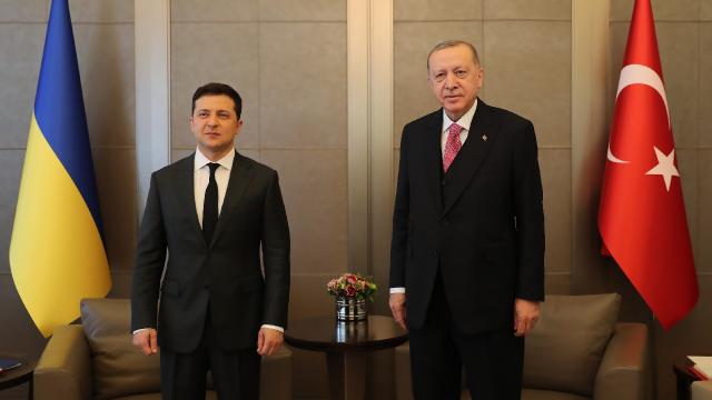 Cumhurbaşkanı Erdoğan, Zelenskiy ile görüştü