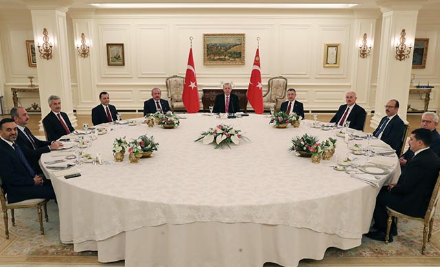 Cumhurbaşkanı, yasama, yürütme ve yargı temsilcileriyle görüştü