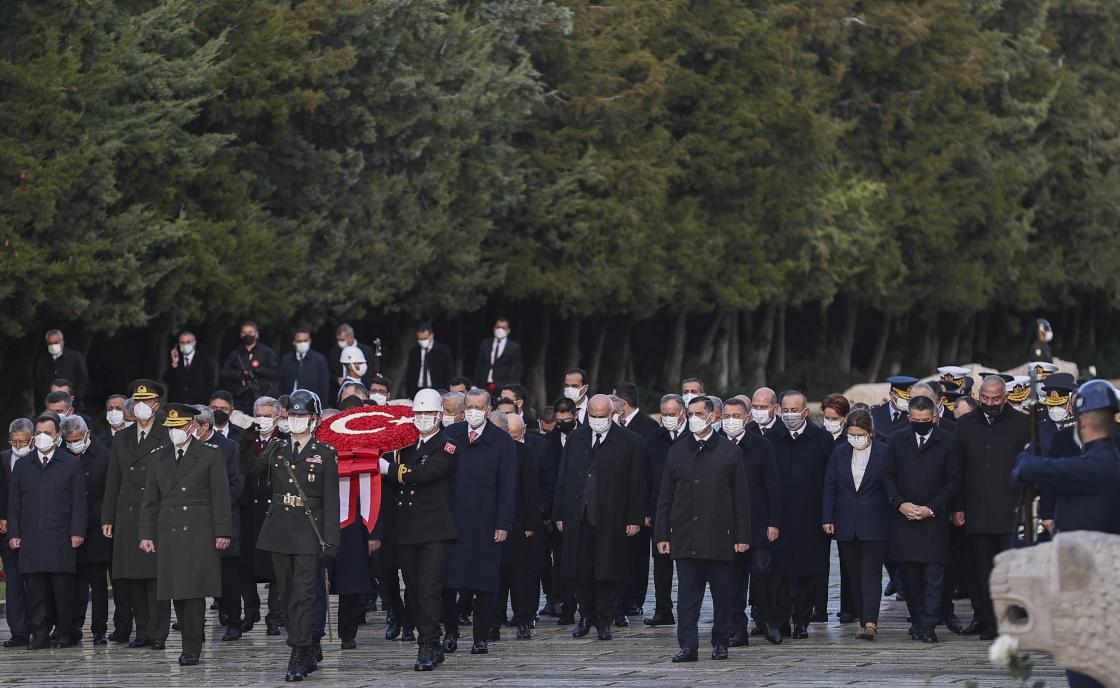Devlet erkanı Anıtkabir