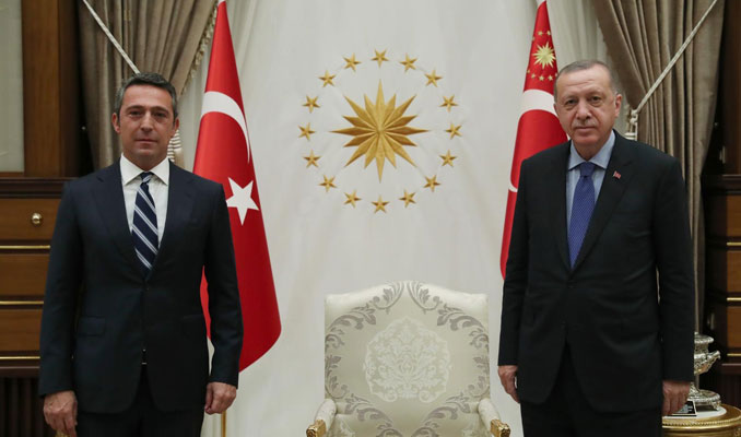 Erdoğan, Ali Koç ile bir araya geldi