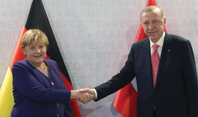 Erdoğan Almanya Başbakanı Merkel