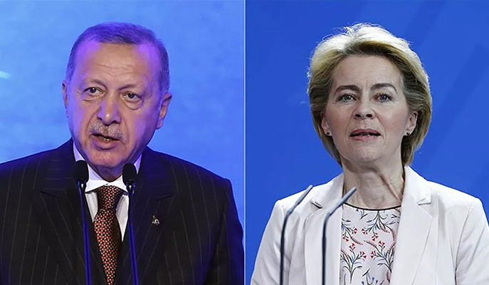 Erdoğan, Avrupa Birliği Komisyonu Başkanı ile görüştü