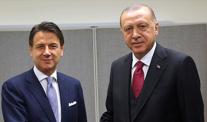 Erdoğan Conte ile Libya