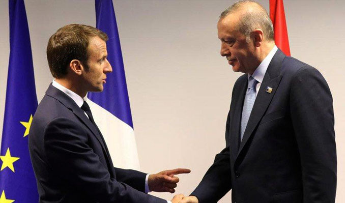 Erdoğan, Fransa Cumhurbaşkanı Macron