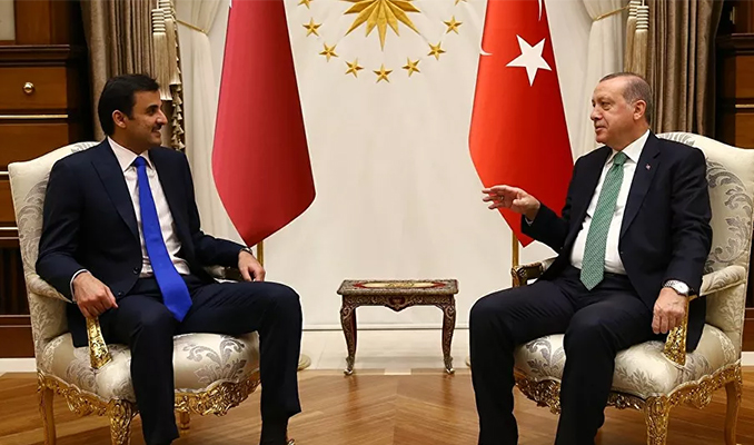 Erdoğan, Katar Emiri ile görüştü
