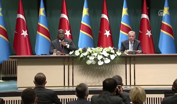 Erdoğan: Kongo ile ticaret hacmimizi 250 milyon dolara çıkaracağız