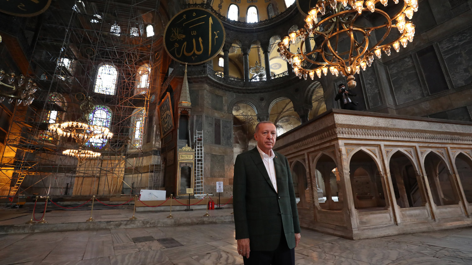 Erdoğan ve Bahçeli Ayasofya