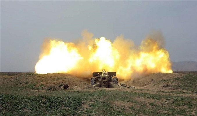 Ermeni askerleri sınırdaki Azerbaycan mevzilerine ateş açtı