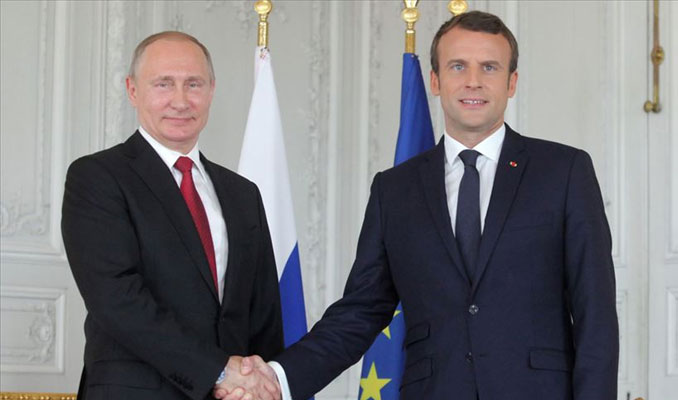 Fransa Cumhurbaşkanı Macron, Putin ile görüşecek