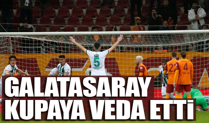 Galatasaray kupaya veda etti