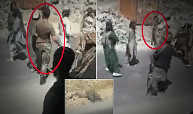 Kan donduran görüntüler: Taliban
