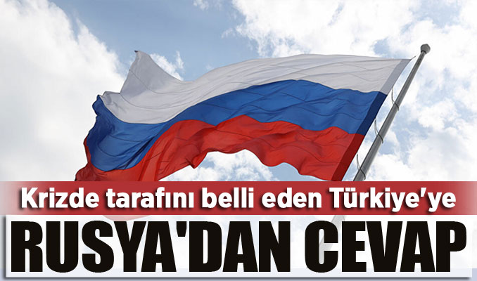 Krizde tarafını belli eden Türkiye