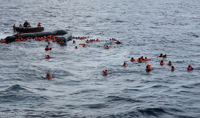 Libya açıklarında facia: En az 57 ölü
