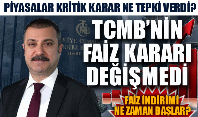 Merkez Bankası faiz kararı açıklandı