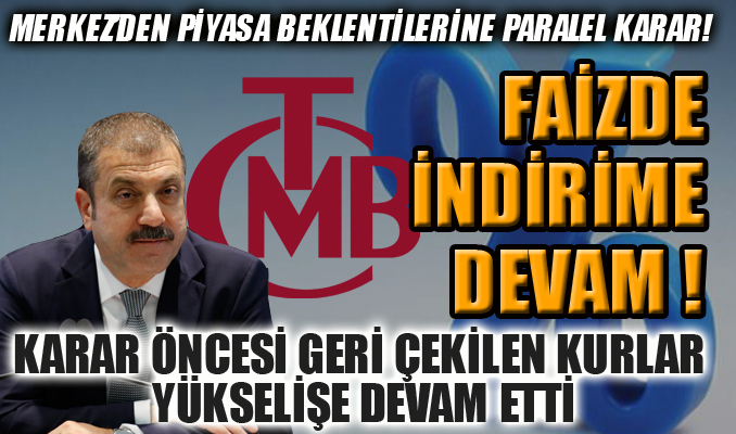 Merkez Bankası indirime devam!
