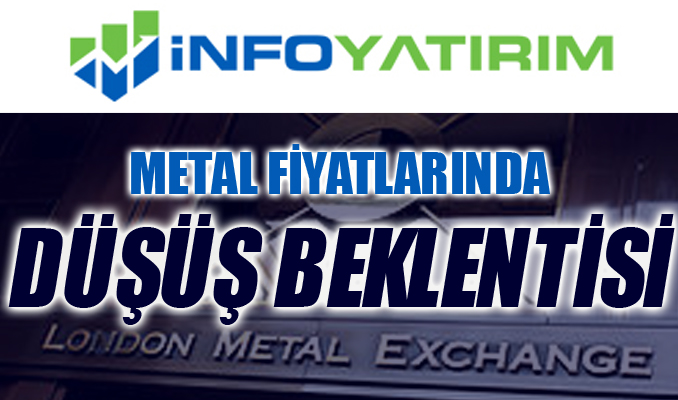 Metal fiyatlarında düşüş beklentisi